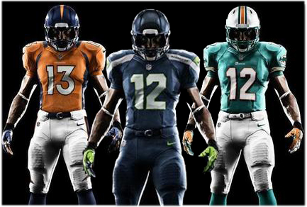 New Nike NFL Uniforms