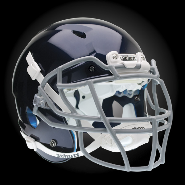 Schutt ADULT Football Helmet 2013 VENGEANCE New York GIANTS METALLIC BLUE Game 